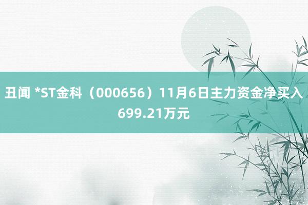 丑闻 *ST金科（000656）11月6日主力资金净买入699.21万元