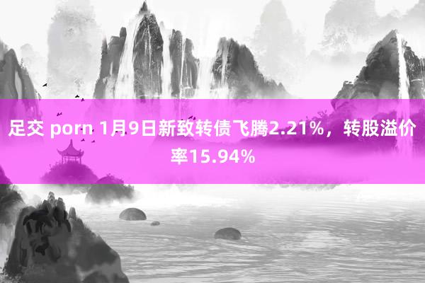 足交 porn 1月9日新致转债飞腾2.21%，转股溢价率15.94%